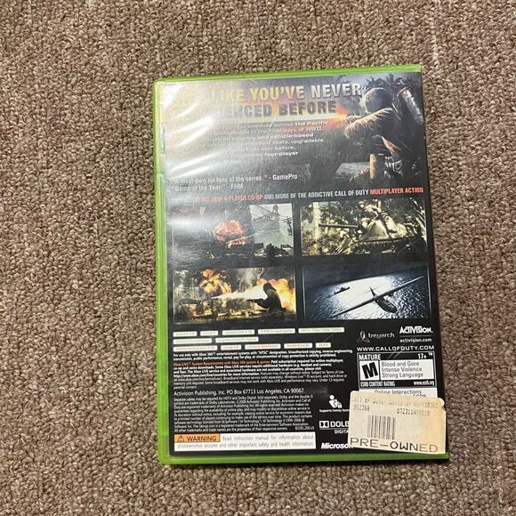 call of duty WaW (xbox 360) - Picture 2 of 4